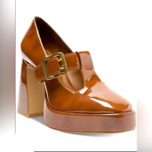 Vince Camuto Brown Platform Heels